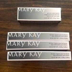 Mary Kay Lip Liner & Gel Semi-Matte lipstick lot